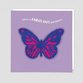 Butterfly Sequin Card - Redback Cards